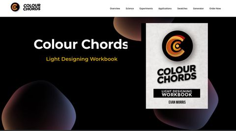 The home page of Colour Chords