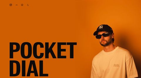 The home page of Pocketdial